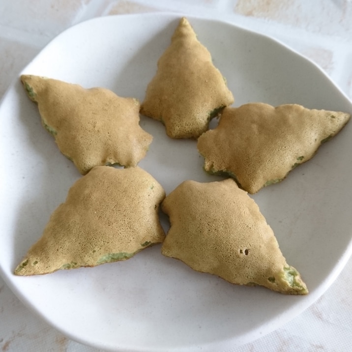 伊藤園の青汁で作ったホットケーキ